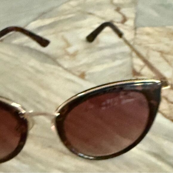 Tahari Brown and Gold Sunglasses main image 9